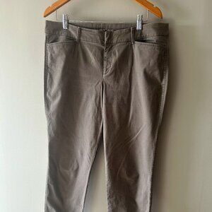 Pixie Grey Ankle Pants - Old Navy Sz 12
